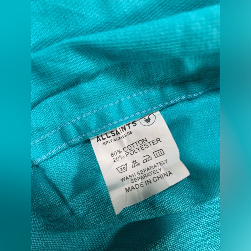 Allsaints Men's Turquoise Shirt - Picture 7 of 16